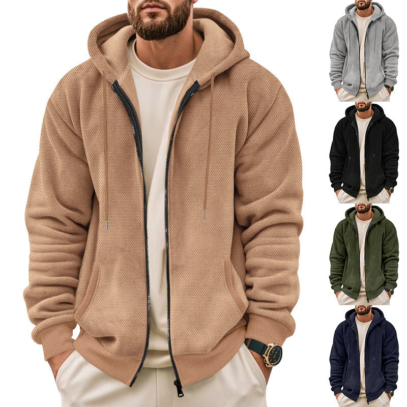 Brooklyn Waffle Knit Hoodie