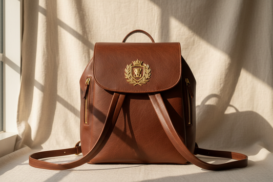 In Focus: The Heritage Crest Leather Backpack