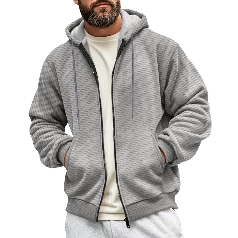 Brooklyn Waffle Knit Hoodie