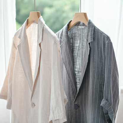 Hudson 3/4 Sleeve Linen Shirt