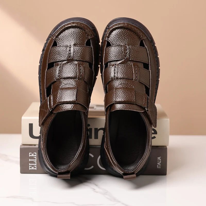 ELLE Leather Sandals